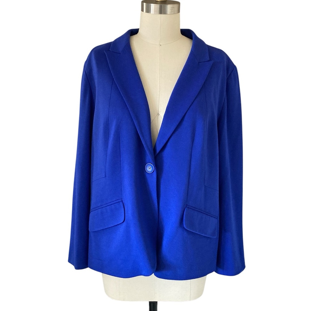 Chico's Royal Blue Blazer, Sz 3